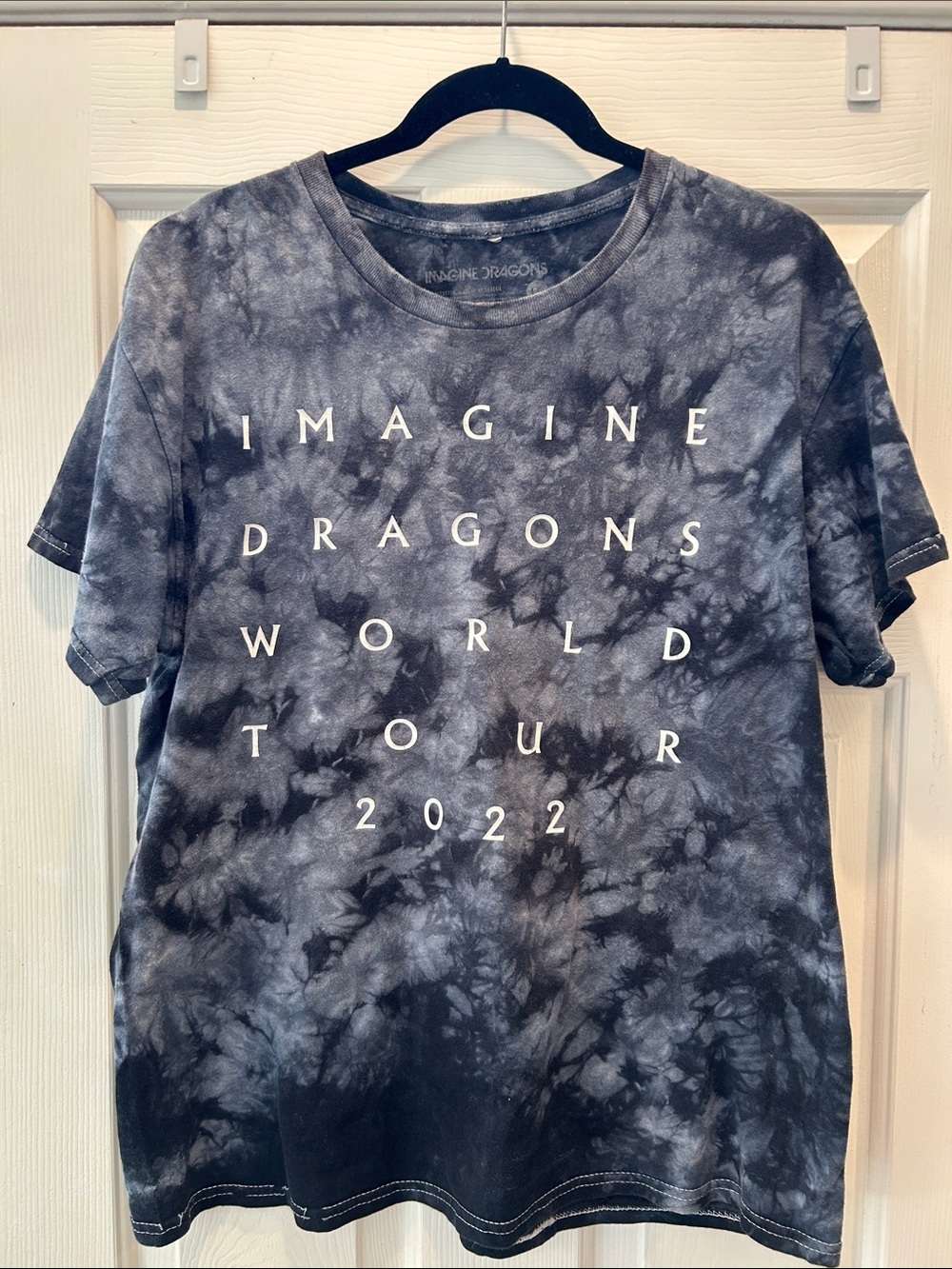 Imagine Dragons World Tour 2022 Tie Dye Band T-Shirt Large Concert Tee